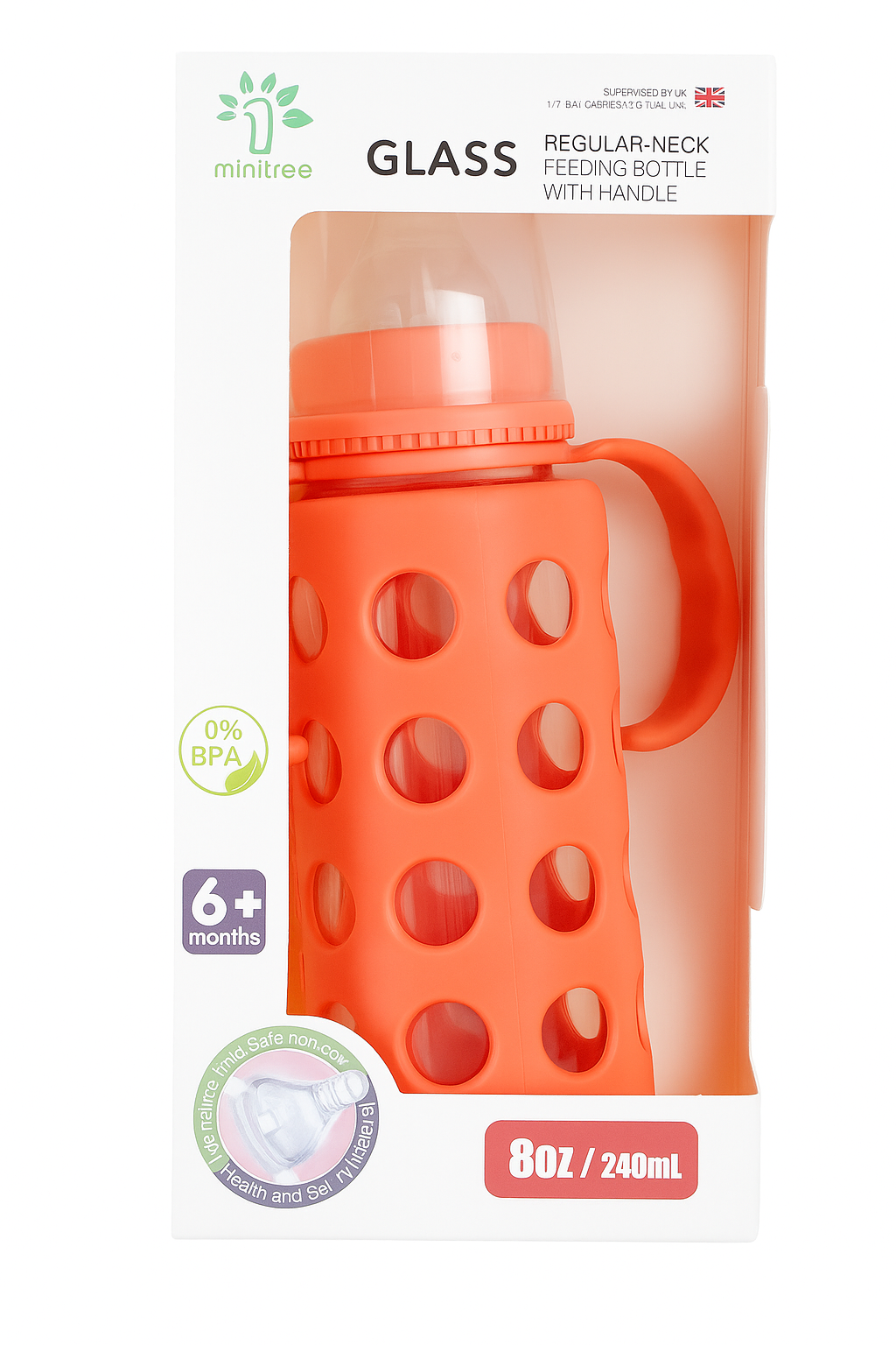 Newborn Baby Milk Feeder Glass
