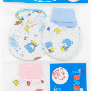 Beautiful newborn baby boy and girl both hand and leg socks | 1 set