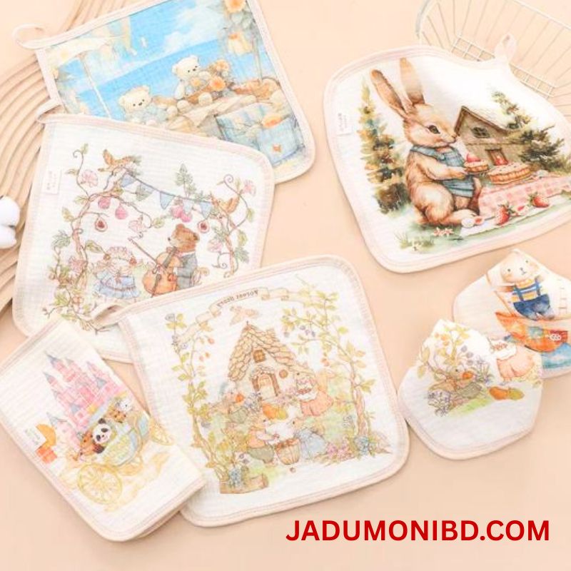 Pure Cotton Baby Face Towel