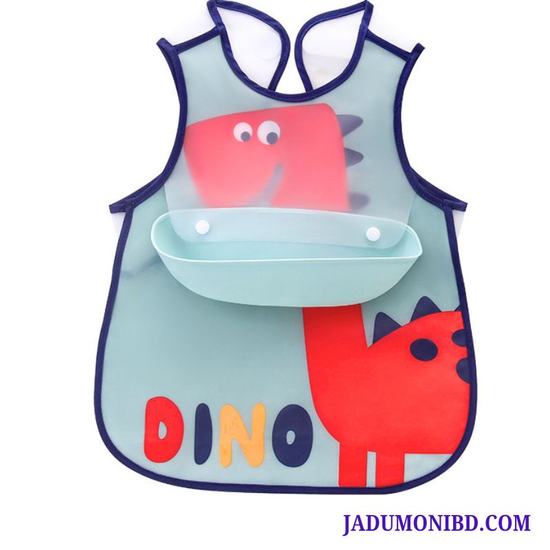 Baby Saliva Bibs - Waterproof Vest Style Eating Bib for Kids
